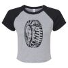 Women's Micro Rib Raglan Baby Tee Thumbnail