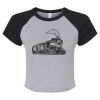 Women's Micro Rib Raglan Baby Tee Thumbnail