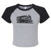 Women's Micro Rib Raglan Baby Tee Thumbnail