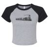 Women's Micro Rib Raglan Baby Tee Thumbnail