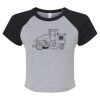 Women's Micro Rib Raglan Baby Tee Thumbnail