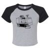 Women's Micro Rib Raglan Baby Tee Thumbnail