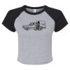 Women's Micro Rib Raglan Baby Tee Thumbnail