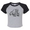Women's Micro Rib Raglan Baby Tee Thumbnail