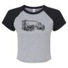 Women's Micro Rib Raglan Baby Tee Thumbnail