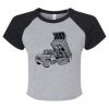 Women's Micro Rib Raglan Baby Tee Thumbnail