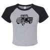 Women's Micro Rib Raglan Baby Tee Thumbnail