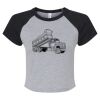 Women's Micro Rib Raglan Baby Tee Thumbnail