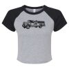 Women's Micro Rib Raglan Baby Tee Thumbnail