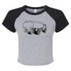 Women's Micro Rib Raglan Baby Tee Thumbnail