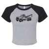 Women's Micro Rib Raglan Baby Tee Thumbnail