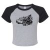 Women's Micro Rib Raglan Baby Tee Thumbnail