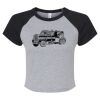 Women's Micro Rib Raglan Baby Tee Thumbnail