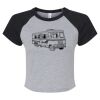 Women's Micro Rib Raglan Baby Tee Thumbnail