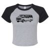 Women's Micro Rib Raglan Baby Tee Thumbnail