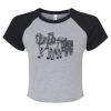Women's Micro Rib Raglan Baby Tee Thumbnail