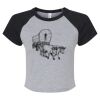 Women's Micro Rib Raglan Baby Tee Thumbnail