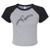 Women's Micro Rib Raglan Baby Tee Thumbnail
