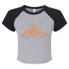 Women's Micro Rib Raglan Baby Tee Thumbnail