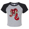 Women's Micro Rib Raglan Baby Tee Thumbnail