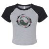 Women's Micro Rib Raglan Baby Tee Thumbnail
