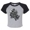 Women's Micro Rib Raglan Baby Tee Thumbnail