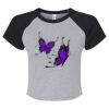Women's Micro Rib Raglan Baby Tee Thumbnail