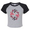 Women's Micro Rib Raglan Baby Tee Thumbnail