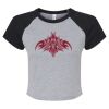 Women's Micro Rib Raglan Baby Tee Thumbnail