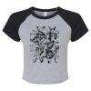 Women's Micro Rib Raglan Baby Tee Thumbnail