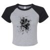 Women's Micro Rib Raglan Baby Tee Thumbnail