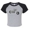 Women's Micro Rib Raglan Baby Tee Thumbnail