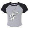 Women's Micro Rib Raglan Baby Tee Thumbnail