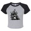 Women's Micro Rib Raglan Baby Tee Thumbnail