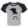 Women's Micro Rib Raglan Baby Tee Thumbnail