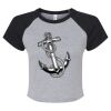 Women's Micro Rib Raglan Baby Tee Thumbnail