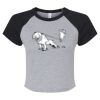 Women's Micro Rib Raglan Baby Tee Thumbnail