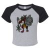Women's Micro Rib Raglan Baby Tee Thumbnail