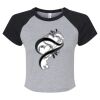 Women's Micro Rib Raglan Baby Tee Thumbnail