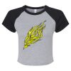 Women's Micro Rib Raglan Baby Tee Thumbnail