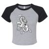 Women's Micro Rib Raglan Baby Tee Thumbnail