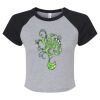 Women's Micro Rib Raglan Baby Tee Thumbnail