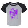 Women's Micro Rib Raglan Baby Tee Thumbnail