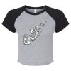 Women's Micro Rib Raglan Baby Tee Thumbnail
