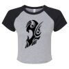 Women's Micro Rib Raglan Baby Tee Thumbnail