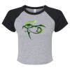 Women's Micro Rib Raglan Baby Tee Thumbnail