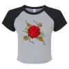 Women's Micro Rib Raglan Baby Tee Thumbnail