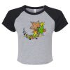 Women's Micro Rib Raglan Baby Tee Thumbnail