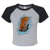 Women's Micro Rib Raglan Baby Tee Thumbnail