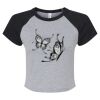Women's Micro Rib Raglan Baby Tee Thumbnail